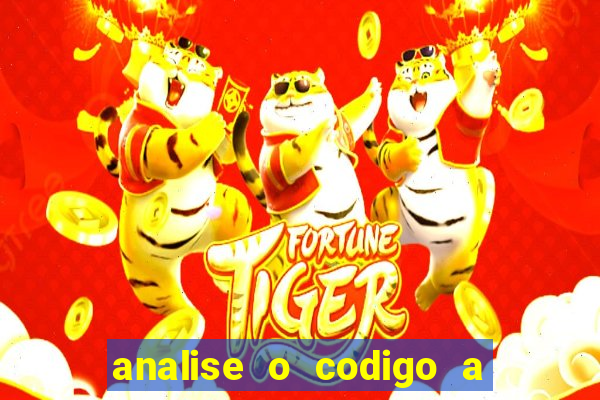 analise o codigo a seguir 1 import javax.swing.joptionpane